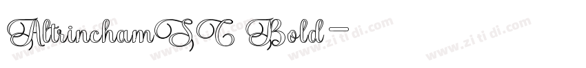 AltrinchamSC Bold字体转换